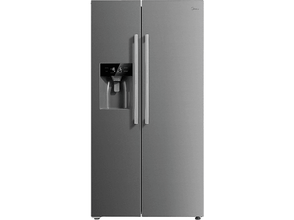 Midea MDRS681FGE02I 176.5 cm 520 litros  Hielo Gris