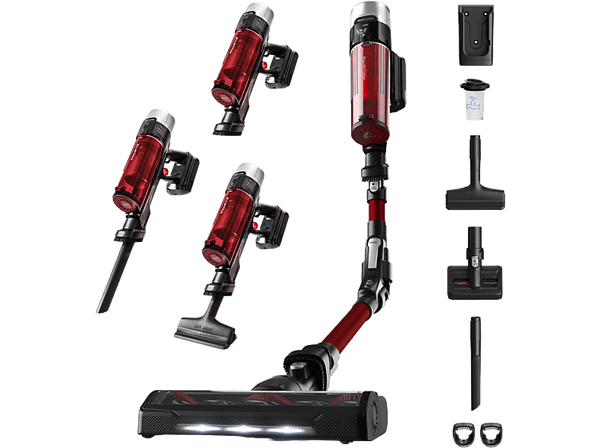 Rowenta RH2079WO X-Force Flex 9.60 Animal Care 200W 0.4 L  Ultraligera Roja