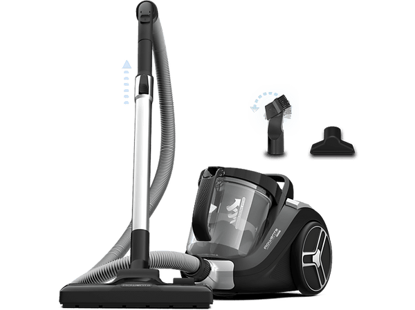 Opiniones ❤️❤️ Rowenta Compact Power XXL RO4B25 900W 2.5 L Filtración Ciclónica 3  dB(A) Negro