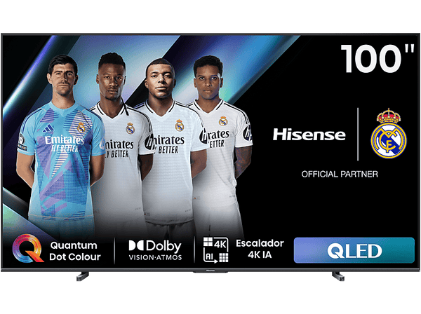 Hisense 100E7NQ UHD 4K Dolby Vision&Atmos Sensor de luz  IA Negro