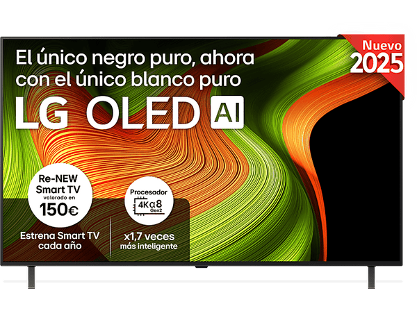 LG OLED55B56LA OLED 4K Procesador Inteligente α8 AI Processor 4K  Umber brown