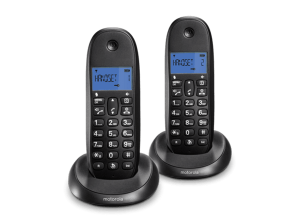 Motorola C1002 DUO negro Teléfono