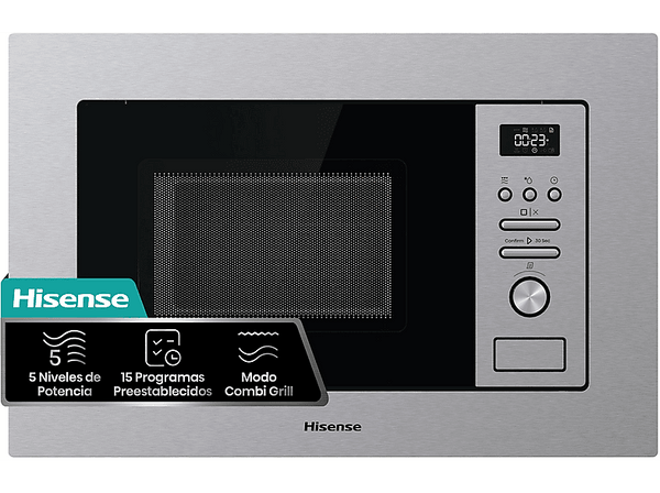 Hisense BIM320G41X 1000 W 5 niveles Auto-Limpieza  l Inox