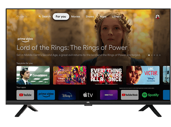 OK. OTV 32GH-5023C HD Ready D-LED  Google T  Negro