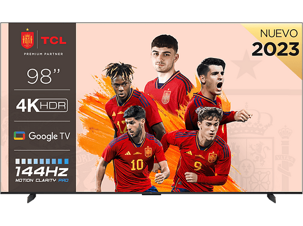 TCL 98P745 UHD 4K 144Hz VRR Dolby Vision  10+ Negro