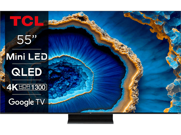 TCL 55C805 QLED 4K 144Hz Motion Clarity Pro Dolby Atmos  2.0 Negro