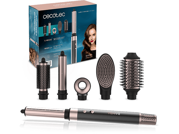 Cecotec Bamba CeramicCare Tecnología iónica 6 en 1  Rose Gold